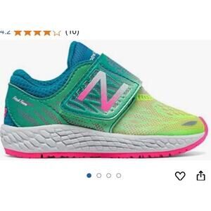 New Balance Fresh Foam Zante v3 Pink Multi Little Girls Size 5